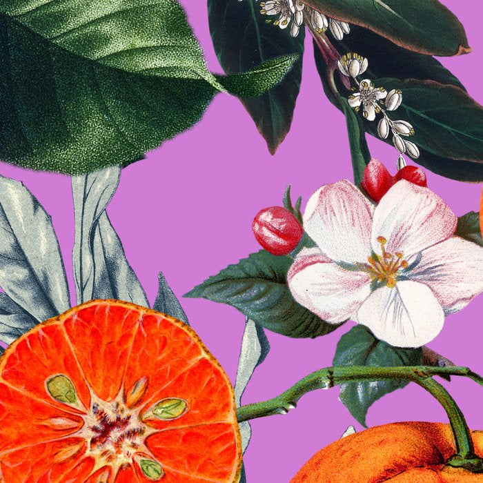 Vintage Fruit Pattern X Coffee Mug Gallery Image 2