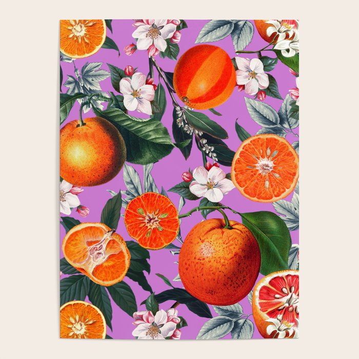 Vintage Fruit Pattern X Poster Gallery Image 4