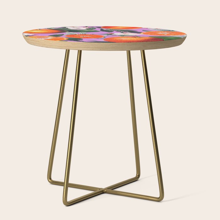 Vintage Fruit Pattern X Side Table Gallery Image 1