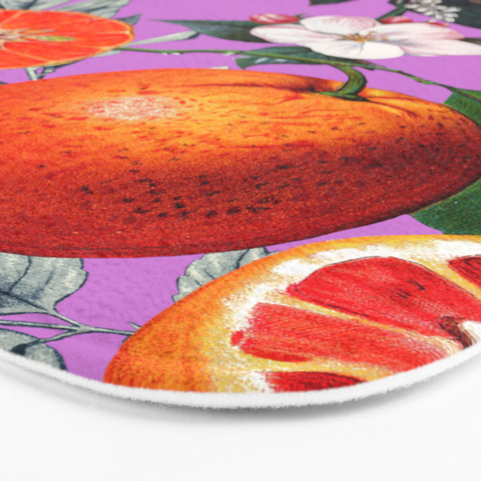 Vintage Fruit Pattern X Bath Mat Gallery Image 3