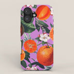 Vintage Fruit Pattern X iPhone Case Gallery Image 1