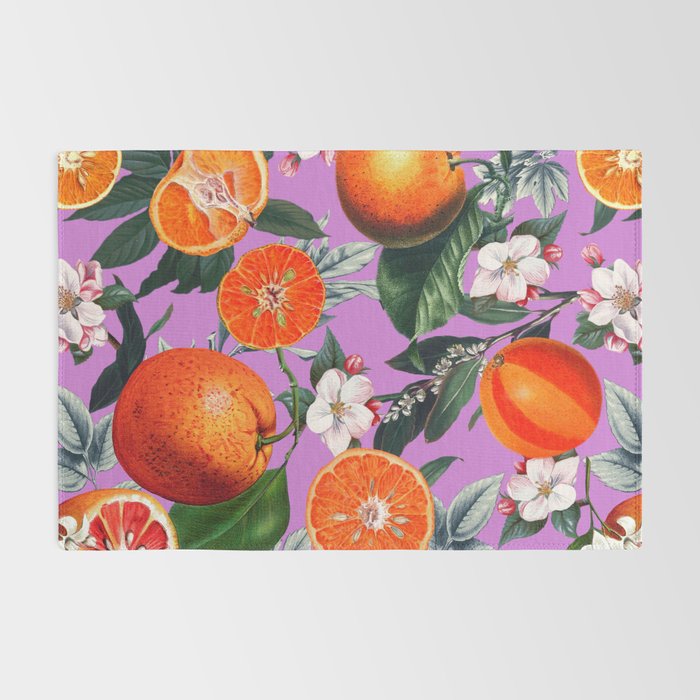 Vintage Fruit Pattern X Rug Gallery Image 2