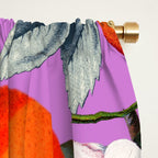 Vintage Fruit Pattern X Window Curtain Gallery Image 2