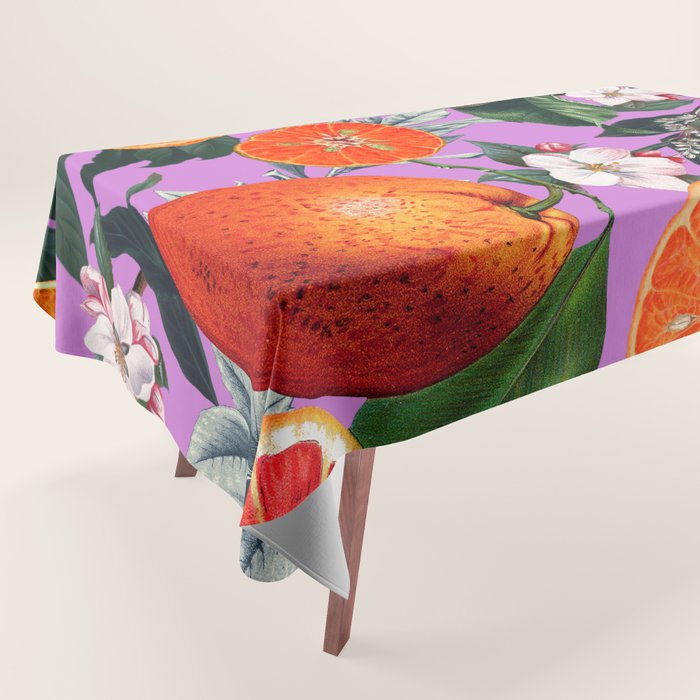 Vintage Fruit Pattern X Tablecloth Gallery Image 1