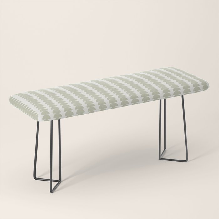 Maude Pattern - Natural Green Bench Gallery Image 1