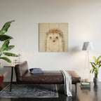 Hedgehog - Colorful Wood Wall Art Gallery Image 2