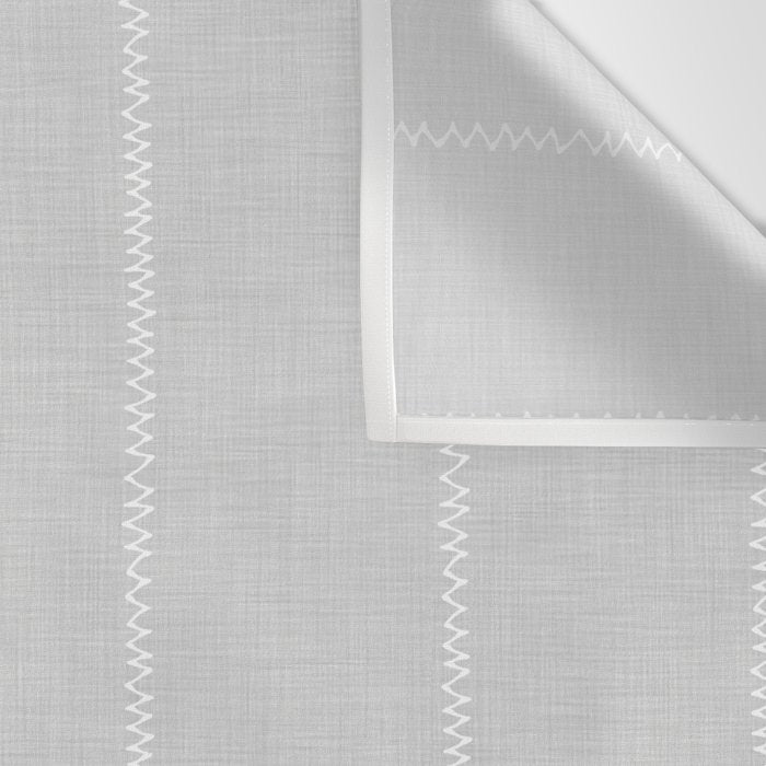 French Grey Linen Stripe Wall Tapestry Gallery Image 3