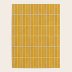 Rectangular Grid Pattern - Mustard Yellow Poster Gallery Image 4