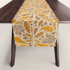 Oak & Squirrels | Autumn Yellows Palette Table Runner Gallery Image 1