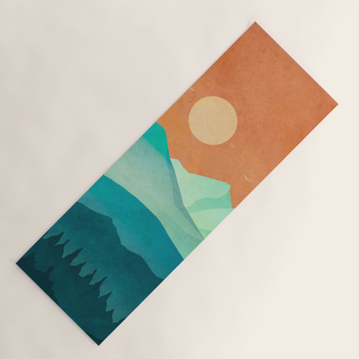 Morning Mountain Mist 2 Yoga Mat Gallery Image 1