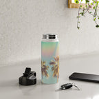 Groovy Palm Trees Water Bottle Gallery Image 4