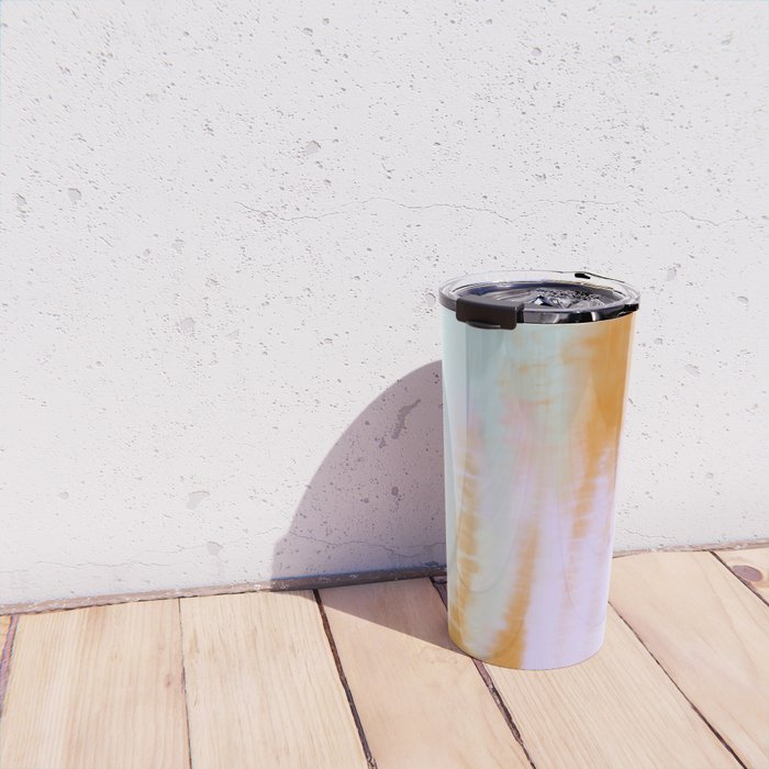 Pastel colors tie dye 71 Travel Mug Gallery Image 4