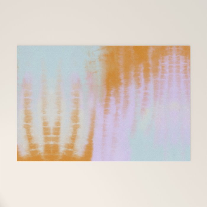 Pastel colors tie dye 71 Welcome Mat Gallery Image 1
