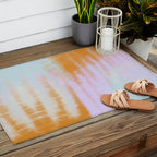 Pastel colors tie dye 71 Outdoor Rug Gallery Image 2