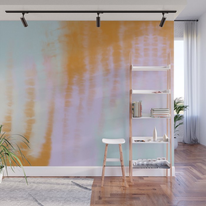Pastel colors tie dye 71 Wall Mural Gallery Image 1