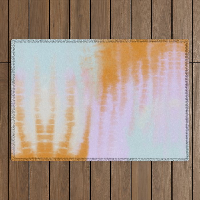Pastel colors tie dye 71 Outdoor Rug Gallery Image 1
