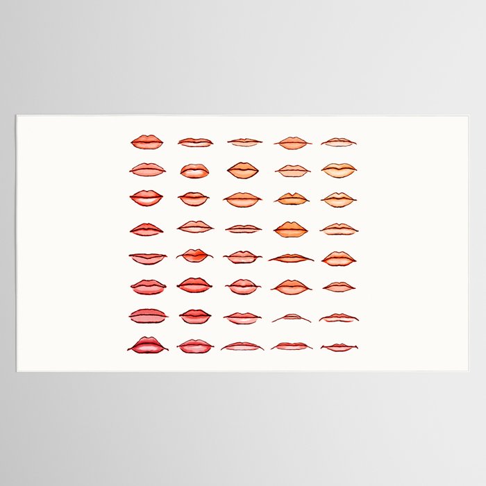 Lips II Tablecloth Gallery Image 2