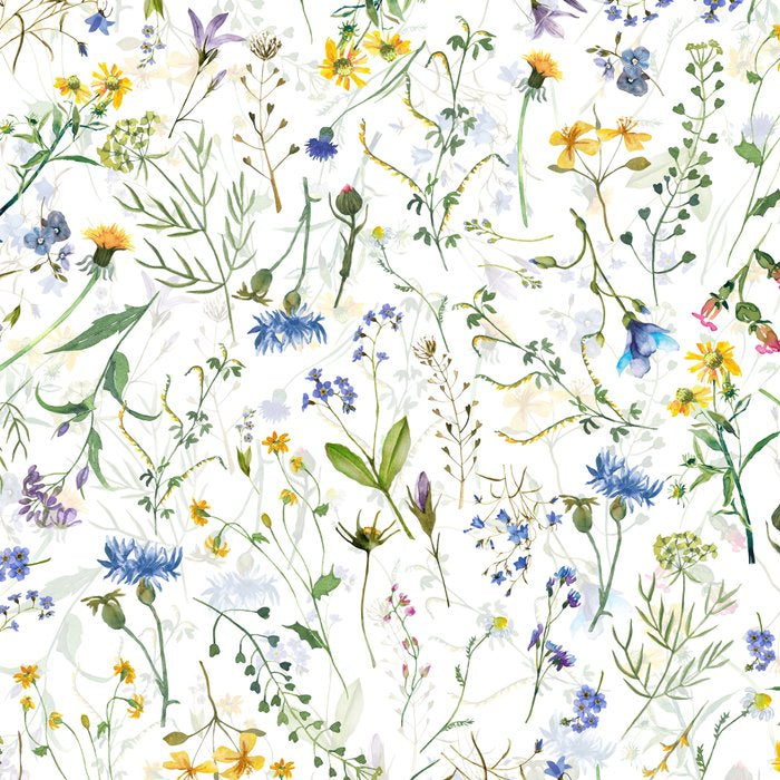 Scandinavian Midsummer Blue And Yellow Wildflowers Meadow  Coffee Mug Gallery Image 2
