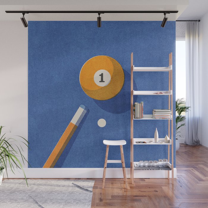 BALLS / Billiards - ball 1 I Wall Mural Gallery Image 1