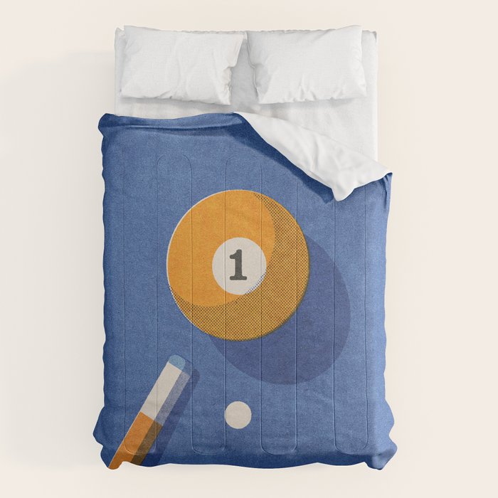 BALLS / Billiards - ball 1 I Comforter Gallery Image 1
