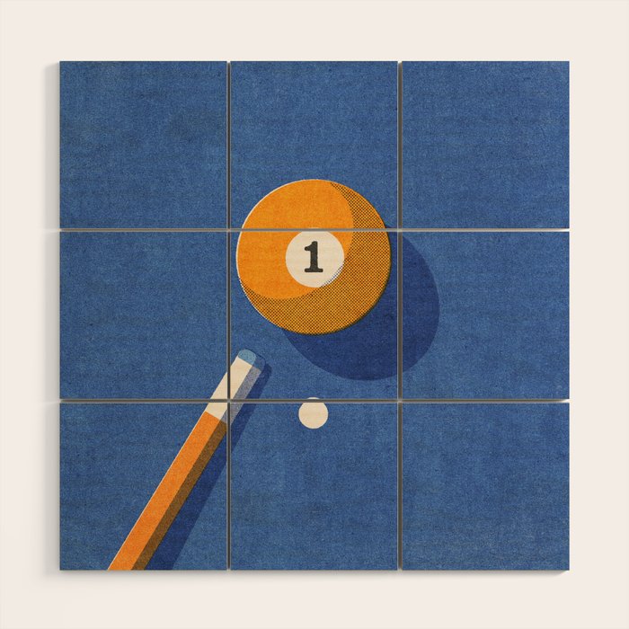 BALLS / Billiards - ball 1 I Wood Wall Art Gallery Image 1