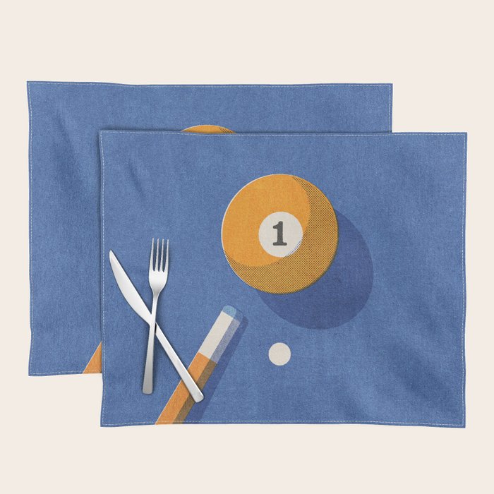 BALLS / Billiards - ball 1 I Placemat Gallery Image 1