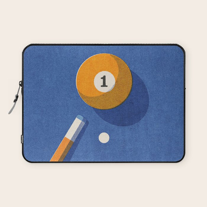 BALLS / Billiards - ball 1 I Laptop Sleeve Gallery Image 1