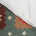 Winter Quilt Stars: Festive Mosaic in Jewel Tones Comforter Gallery Image 4
