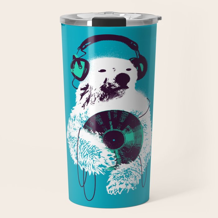Record Bear Travel Mug Gallery Image 1