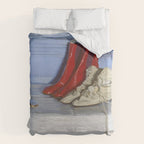 William Nicholson - Miss S's Boots (1919) still life fashion portrait painting Duvet Cover Gallery Image 6