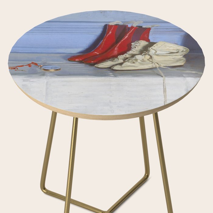 William Nicholson - Miss S's Boots (1919) still life fashion portrait painting Side Table Gallery Image 2