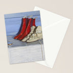 William Nicholson - Miss S's Boots (1919) still life fashion portrait painting Stationery Card Gallery Image 2