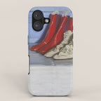 William Nicholson - Miss S's Boots (1919) still life fashion portrait painting iPhone Case Gallery Image 1