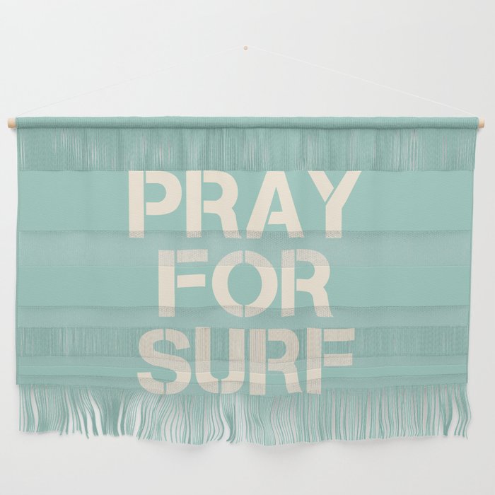 Pray For Surf | Blue Wall Hanging Gallery Image 1
