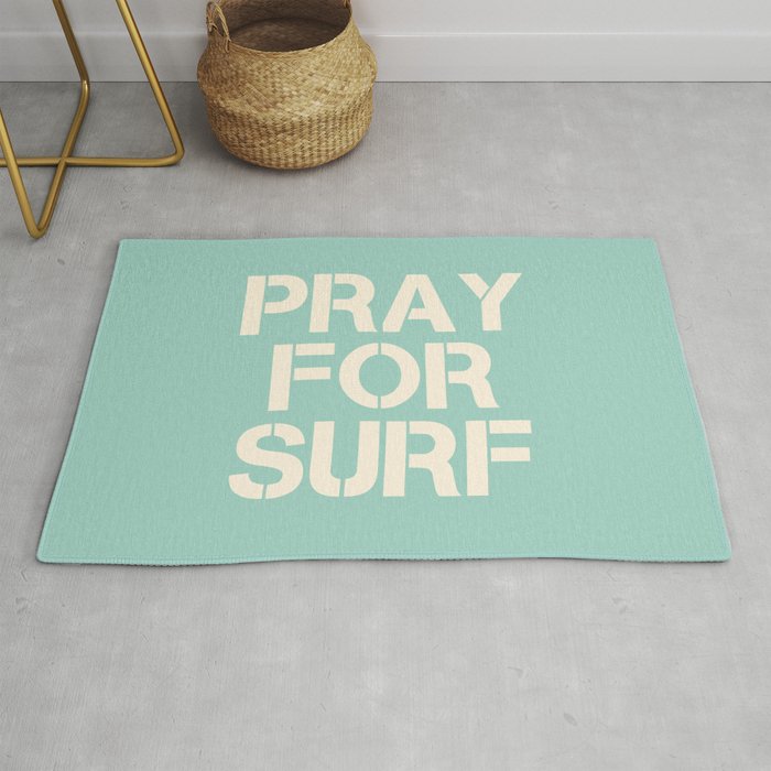 Pray For Surf | Blue Rug Gallery Image 1