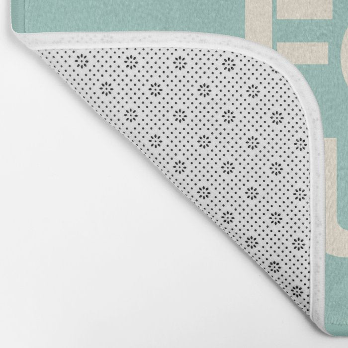 Pray For Surf | Blue Bath Mat Gallery Image 2