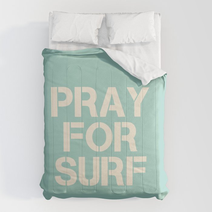 Pray For Surf | Blue Comforter Gallery Image 6