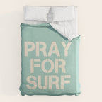 Pray For Surf | Blue Duvet Cover Gallery Image 6