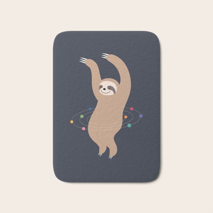 Sloth Galaxy Bath Mat Gallery Image 1