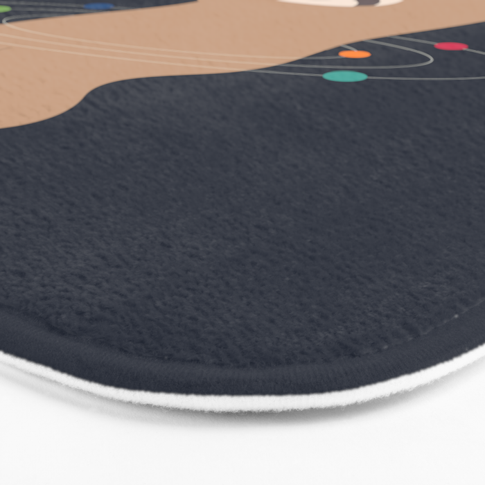 Sloth Galaxy Bath Mat Gallery Image 3