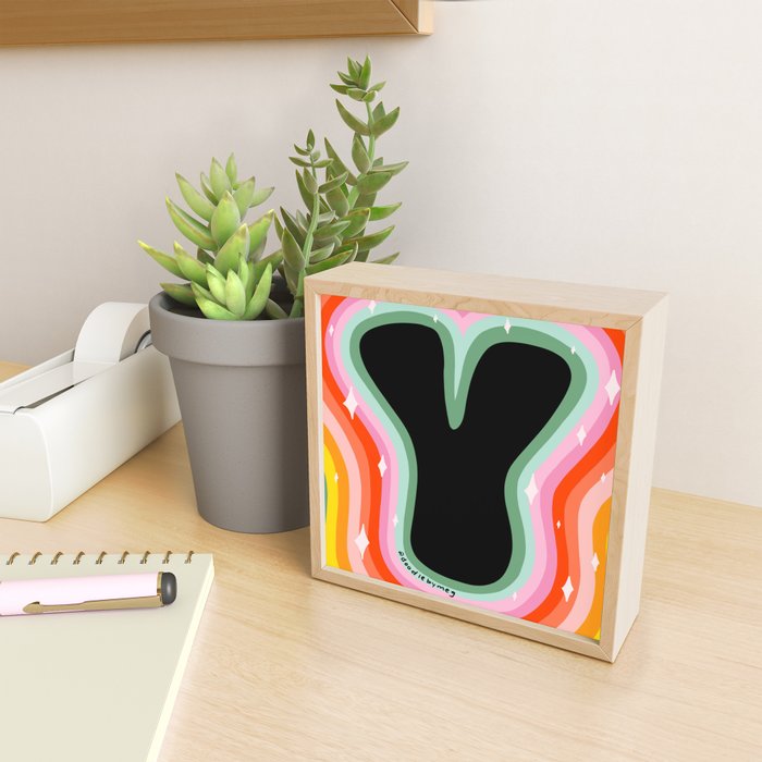 Rainbow Y Mini Art Print Gallery Image 2
