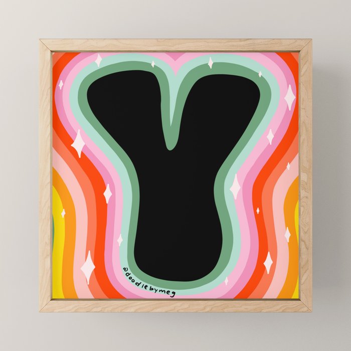 Rainbow Y Mini Art Print Gallery Image 1