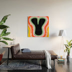 Rainbow Y Wood Wall Art Gallery Image 2