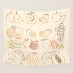 Fruits Wall Tapestry Gallery Image 4