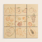 Fruits Wood Wall Art Gallery Image 1