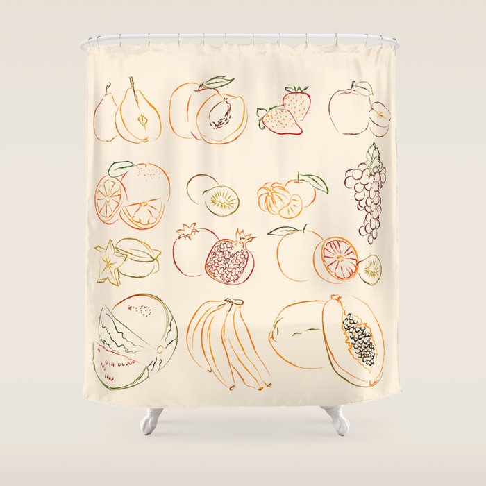 Fruits Shower Curtain Gallery Image 1