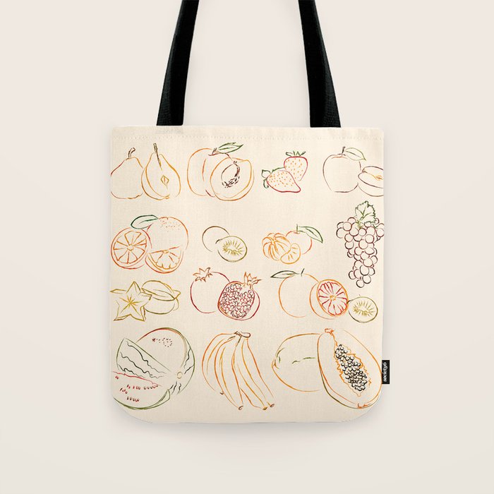 Fruits Tote Bag Gallery Image 1
