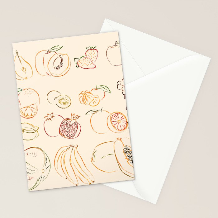Fruits Stationery Card Gallery Image 2