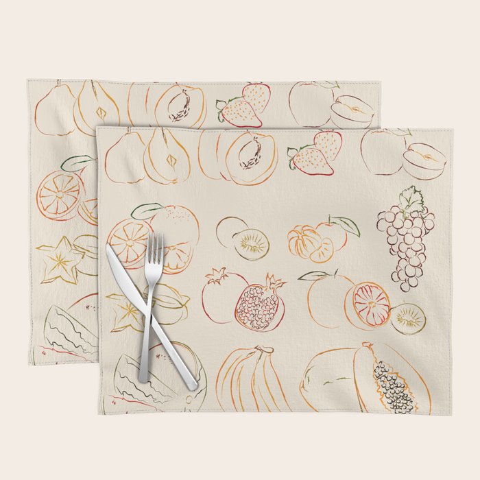 Fruits Placemat Gallery Image 1