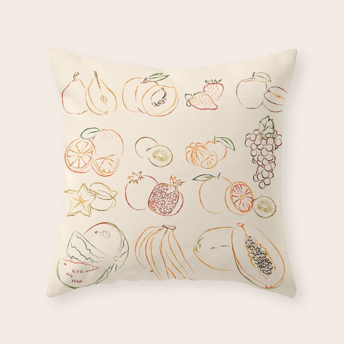 Fruits Throw Pillow Gallery Image 6